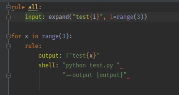 Multiline shell commands in anonymous rules defined in loops · Issue ...