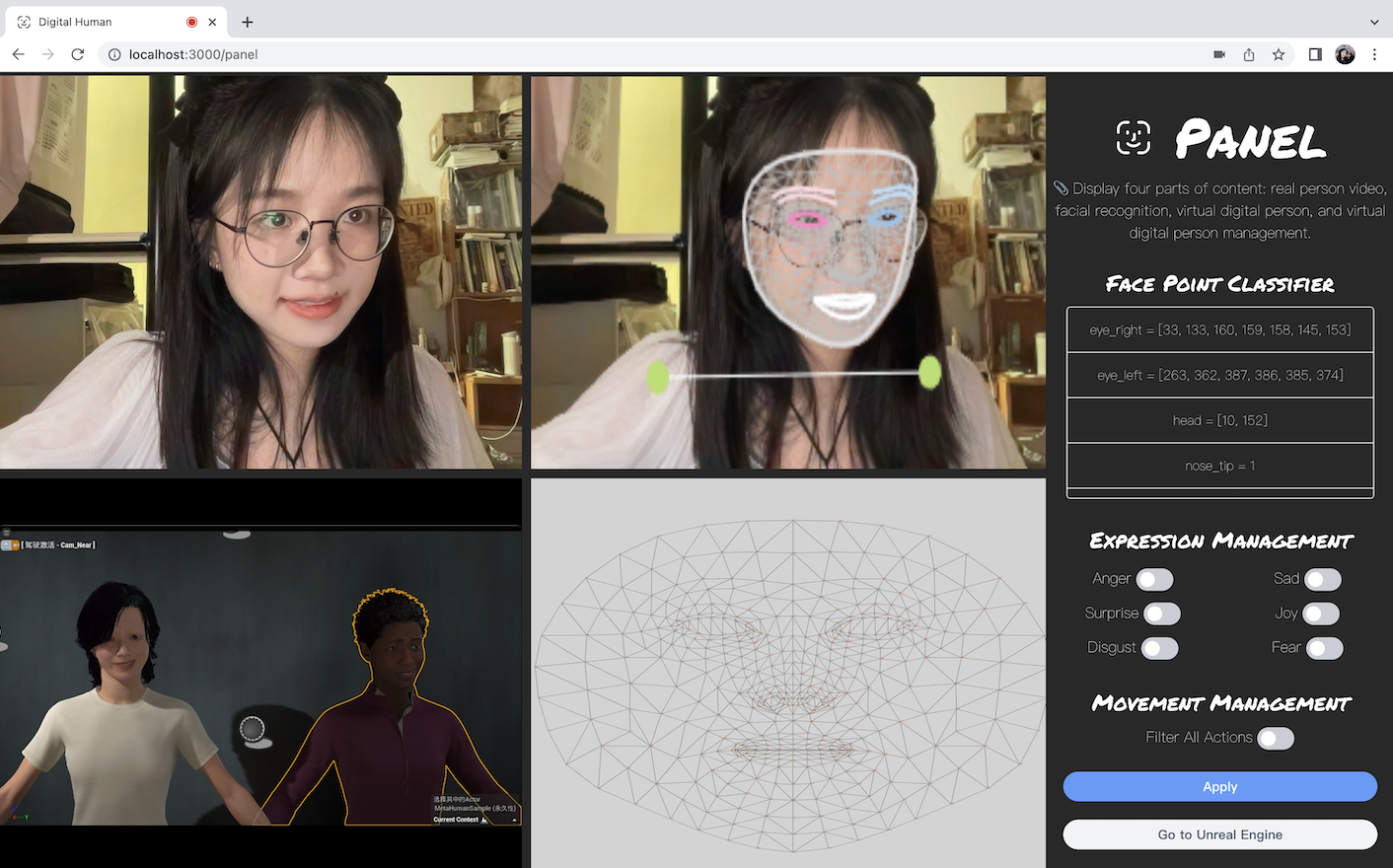 GitHub LucyLing24/digitalhumanfaceandbodymanagementsystem