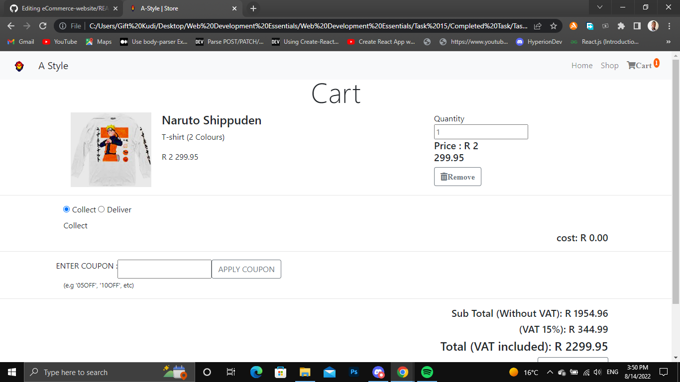 GitHub - G1F7/eCommerce-website