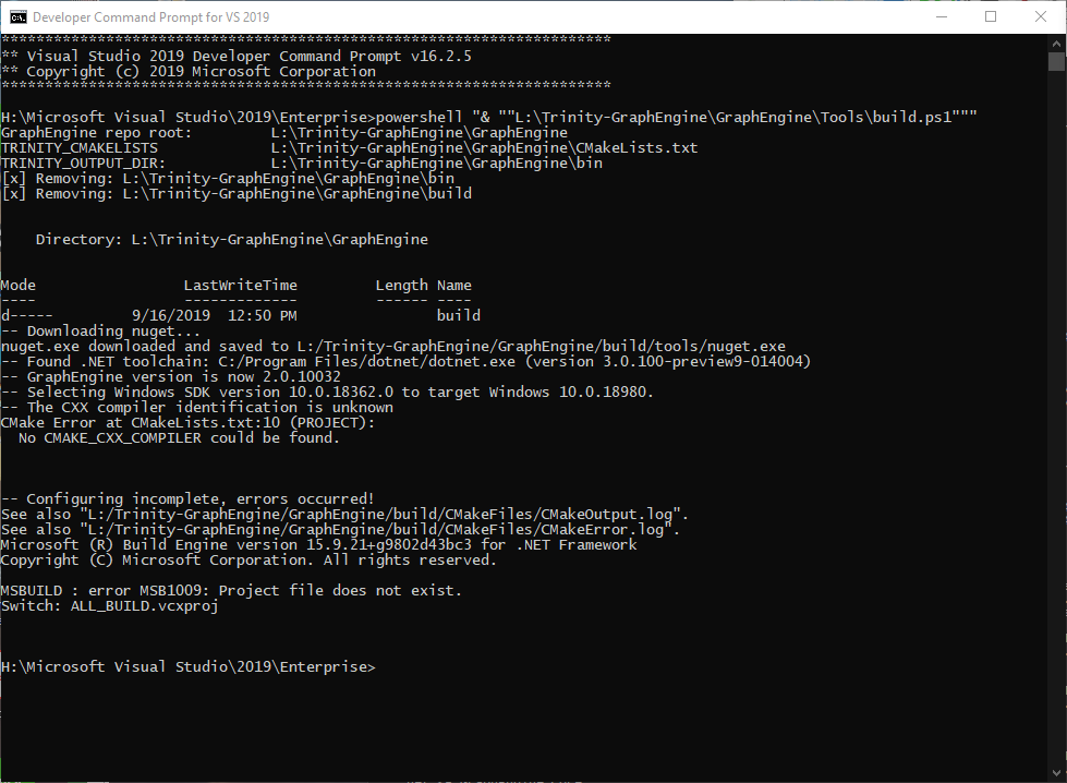 Windows Build not working as documented · Issue #292 · microsoft ...