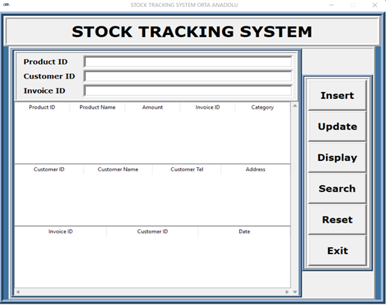 GitHub - ibugra/Stock_Tracking_System: Interface