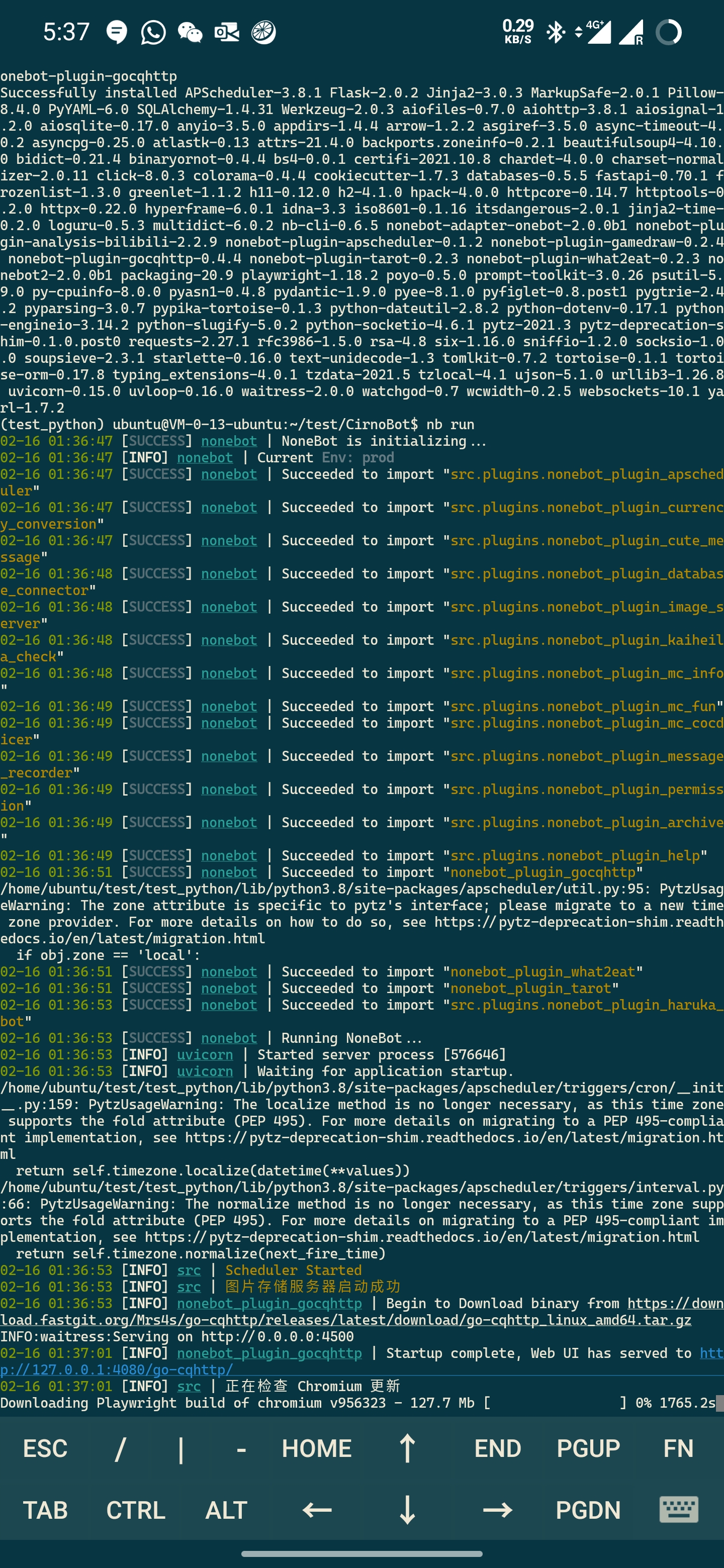 [ERROR] Failed to import "src.plugins.nonebot_plugin_haruka_bot ...