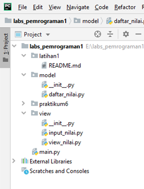 GitHub - ramdhansy12/Praktikum-6: Package dan Modul