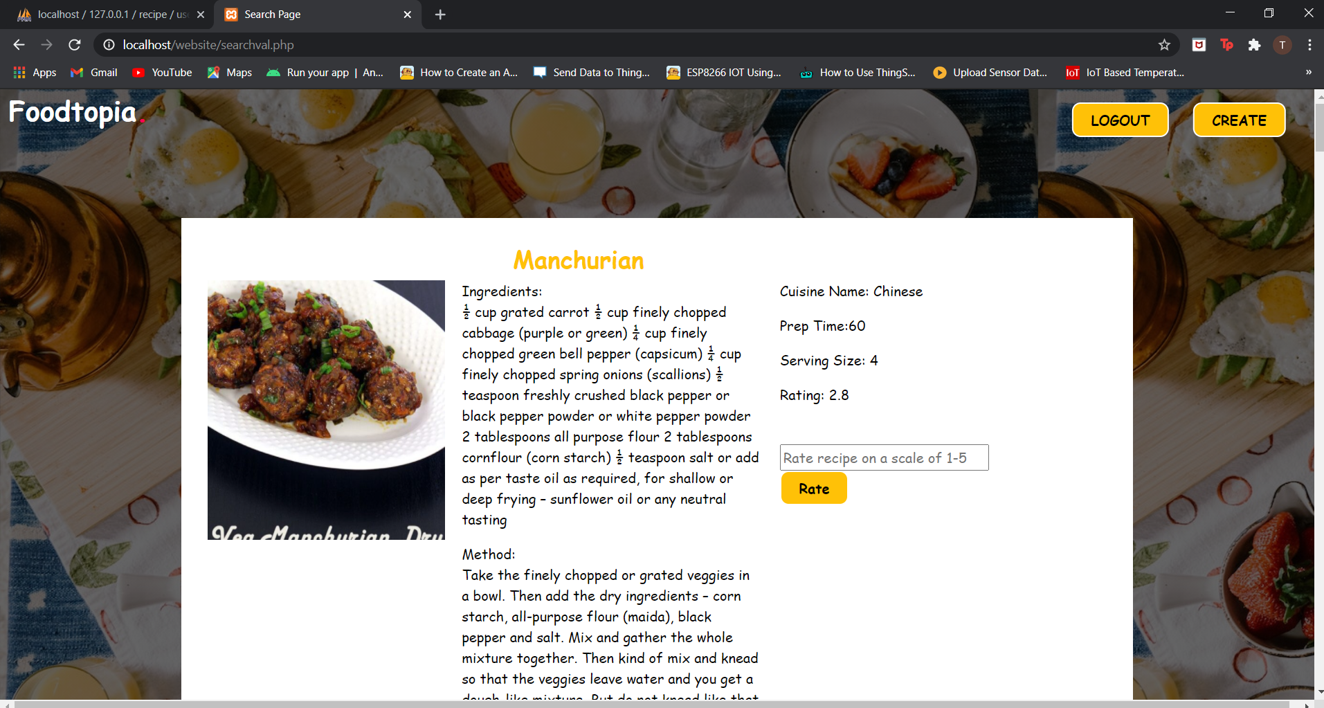 GitHub - tanyamital/Recipe-Finder: This is a web application ...
