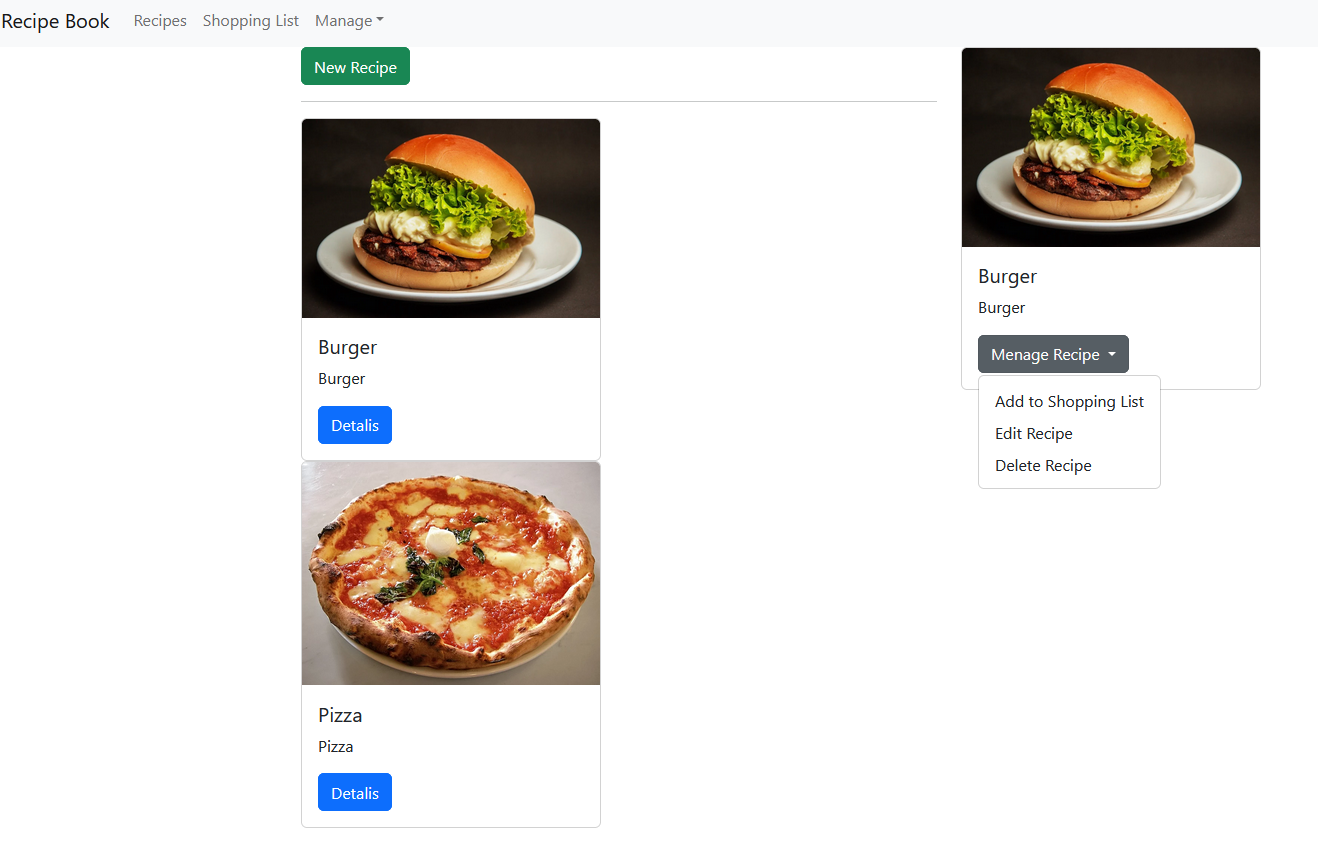Github xmorfik recipe shop