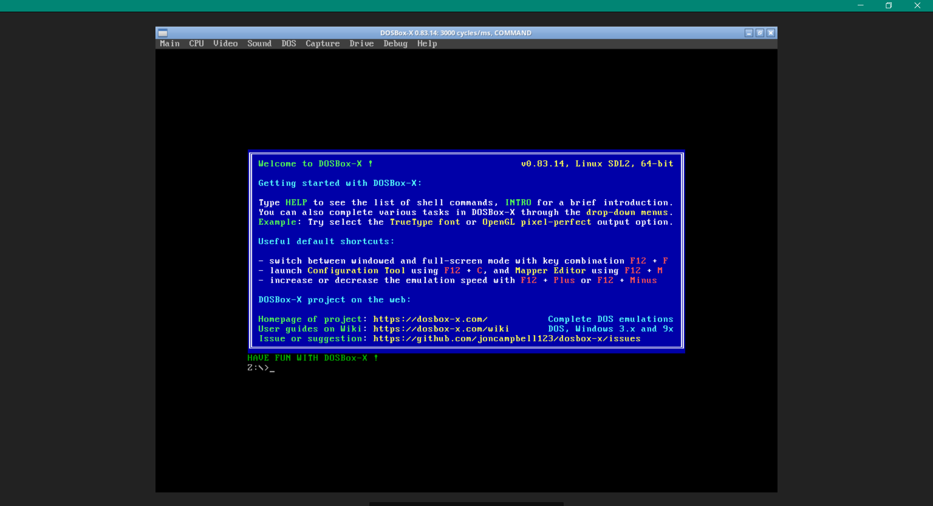 The SDL2 compiled version has a window scaling problem in Openbox ...