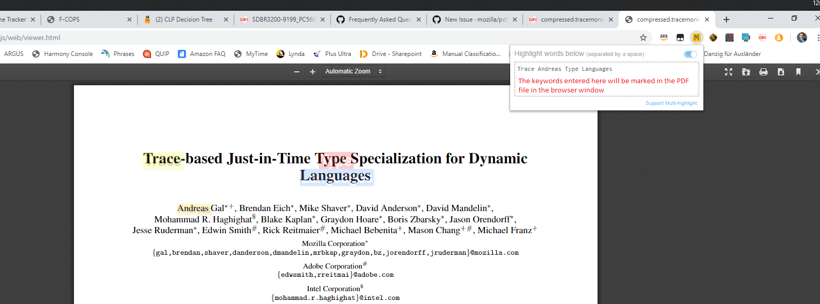 Compatibility with Multi-Highlight browser extensions · Issue #11278 ...