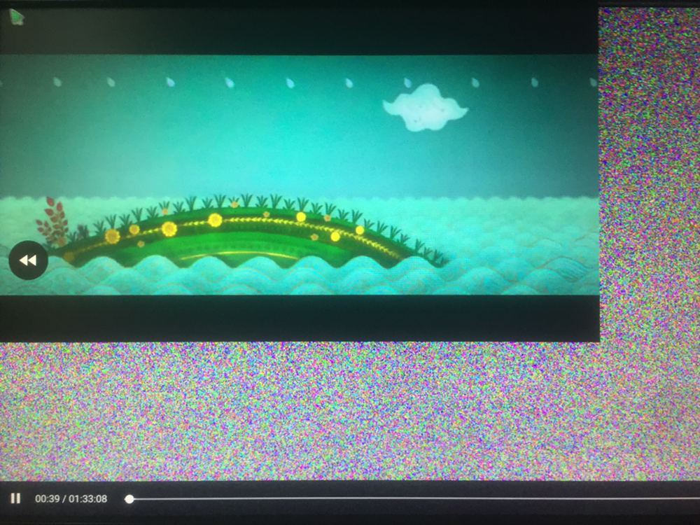 video player is full screen but video box is smaller than it · Issue ...