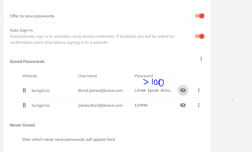 Suggestion Implement password size validation during importing