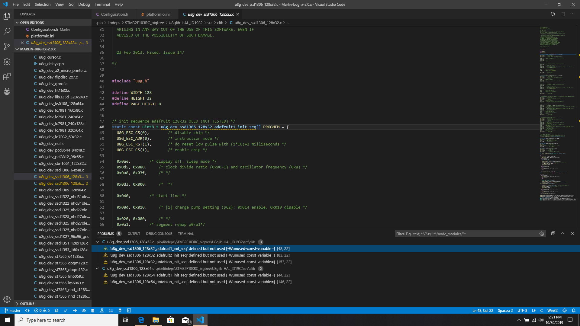 Missing binary operator before token 