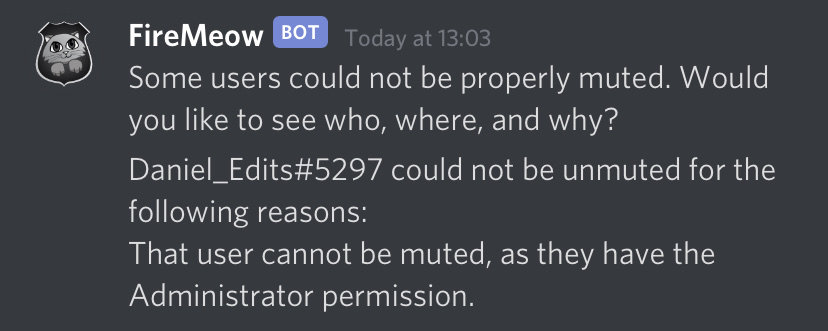 [Mutes] Mute error shows incorrect text · Issue #4847 · Cog-Creators ...