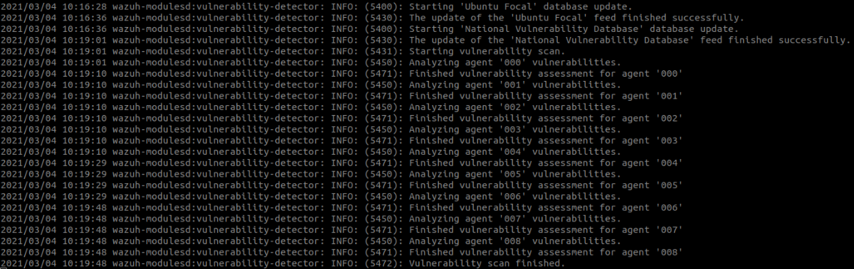 layerstack tutorials - layerstack - how to install... Vulnerability Detector scans all the agents in the master node even if ...