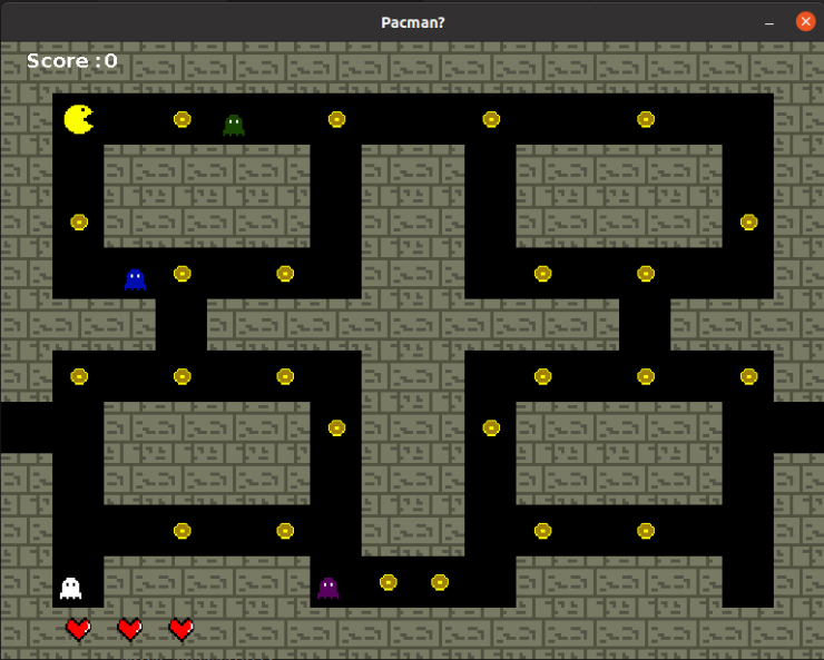 GitHub - AdithyaPadmashali/Pacman: Java Implementation of the Pacman game