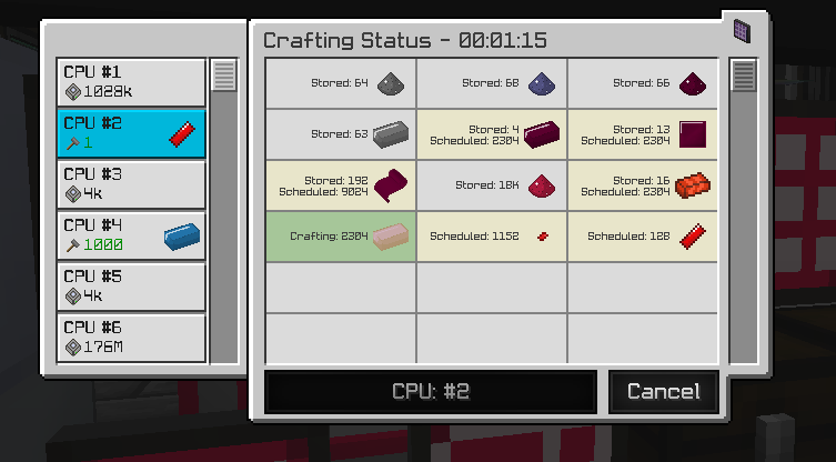 Button not working in crafting status GUI · Issue #10583 ...