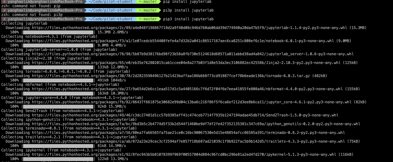 安装 jupyterlab · Issue #182 · neolee/pilot · GitHub