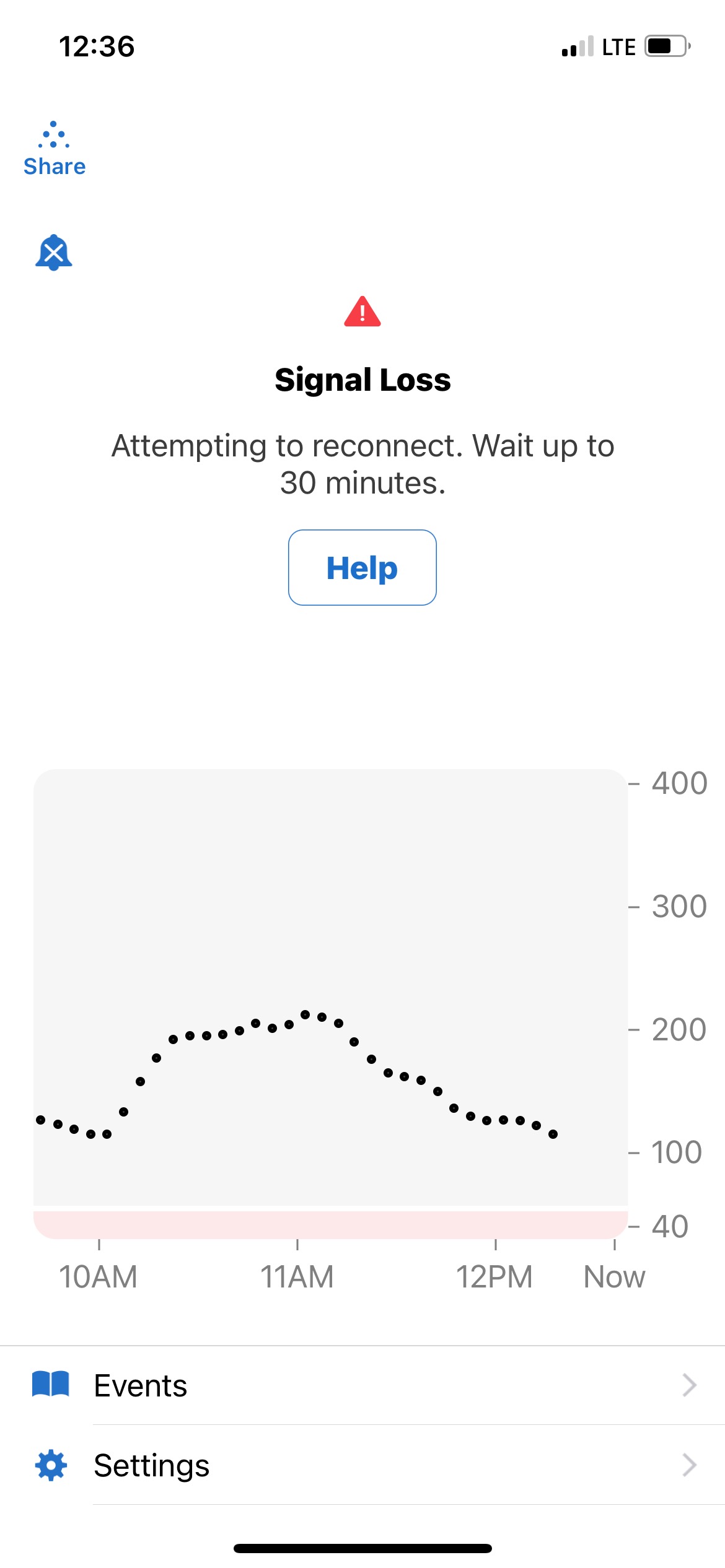 "Unable to Reach Pod" error, despite successful insulin delivery