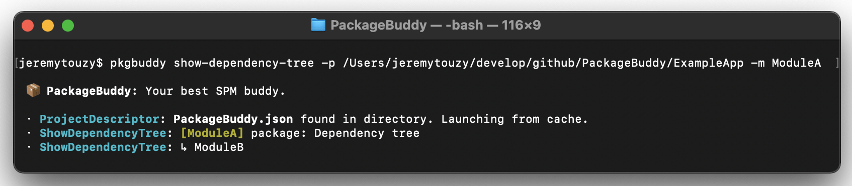 GitHub - jtouzy/PackageBuddy: 📦 Command line helper for SPM-based ...