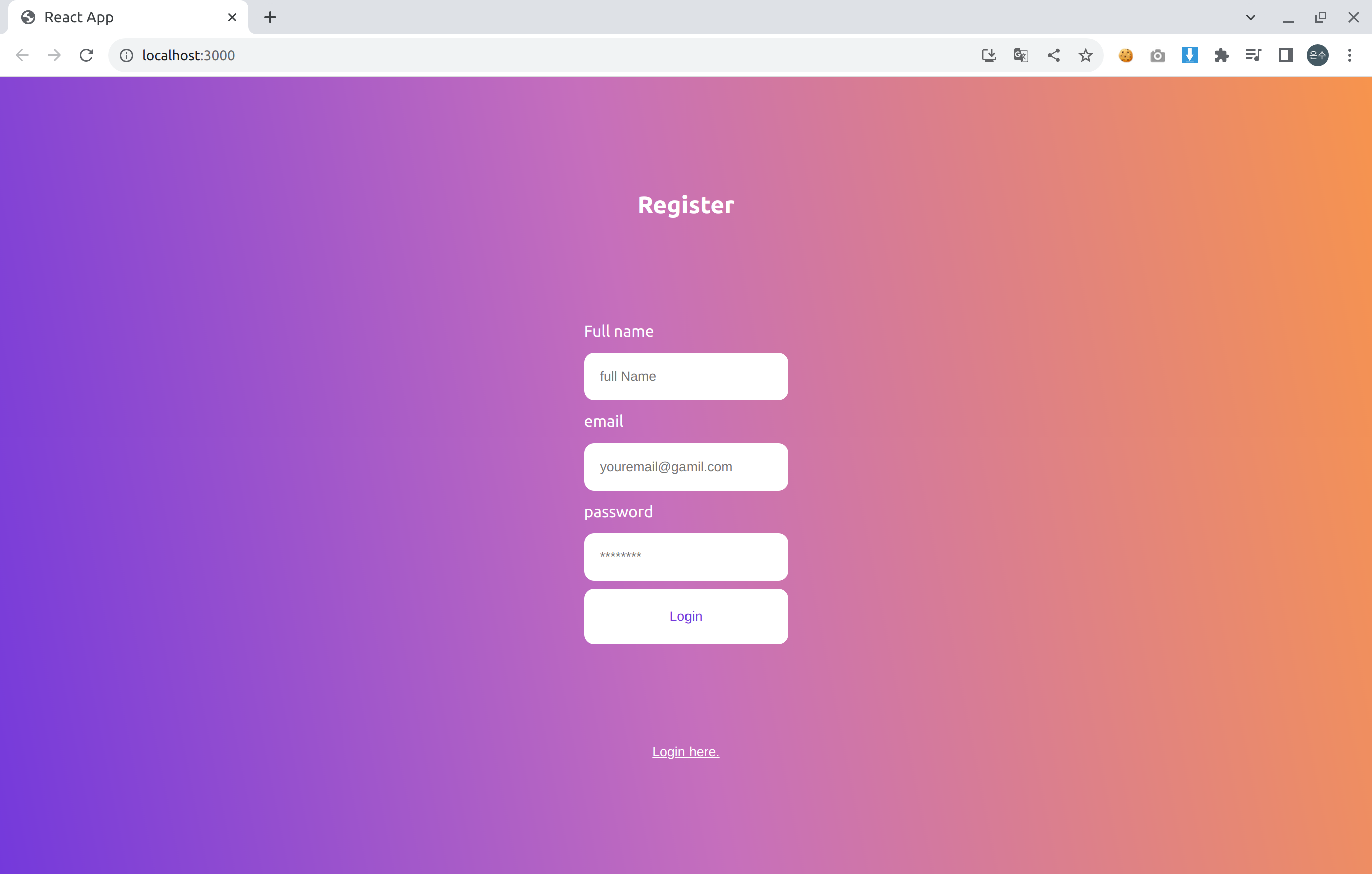 GitHub eunsu322/ReactHookForm