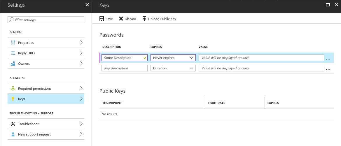 Keys - Set Duration