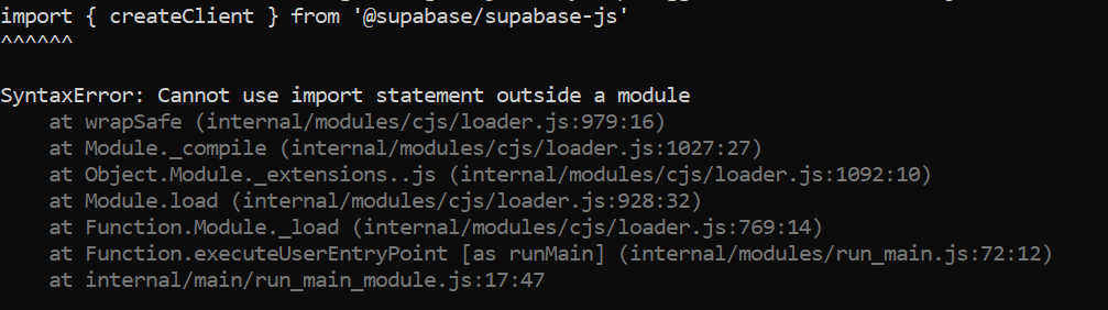 Node.JS Usage? · supabase · Discussion #2778 · GitHub