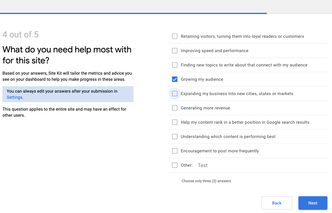 User Input UI issues · Issue #2394 · google/site-kit-wp · GitHub