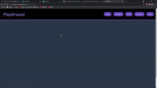 GitHub - Kaushal-Panchal/react-PlayGround: A React web-app with multi ...