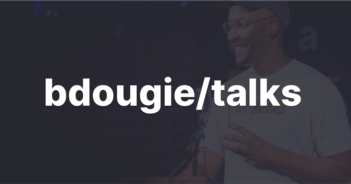 bdougie talks image