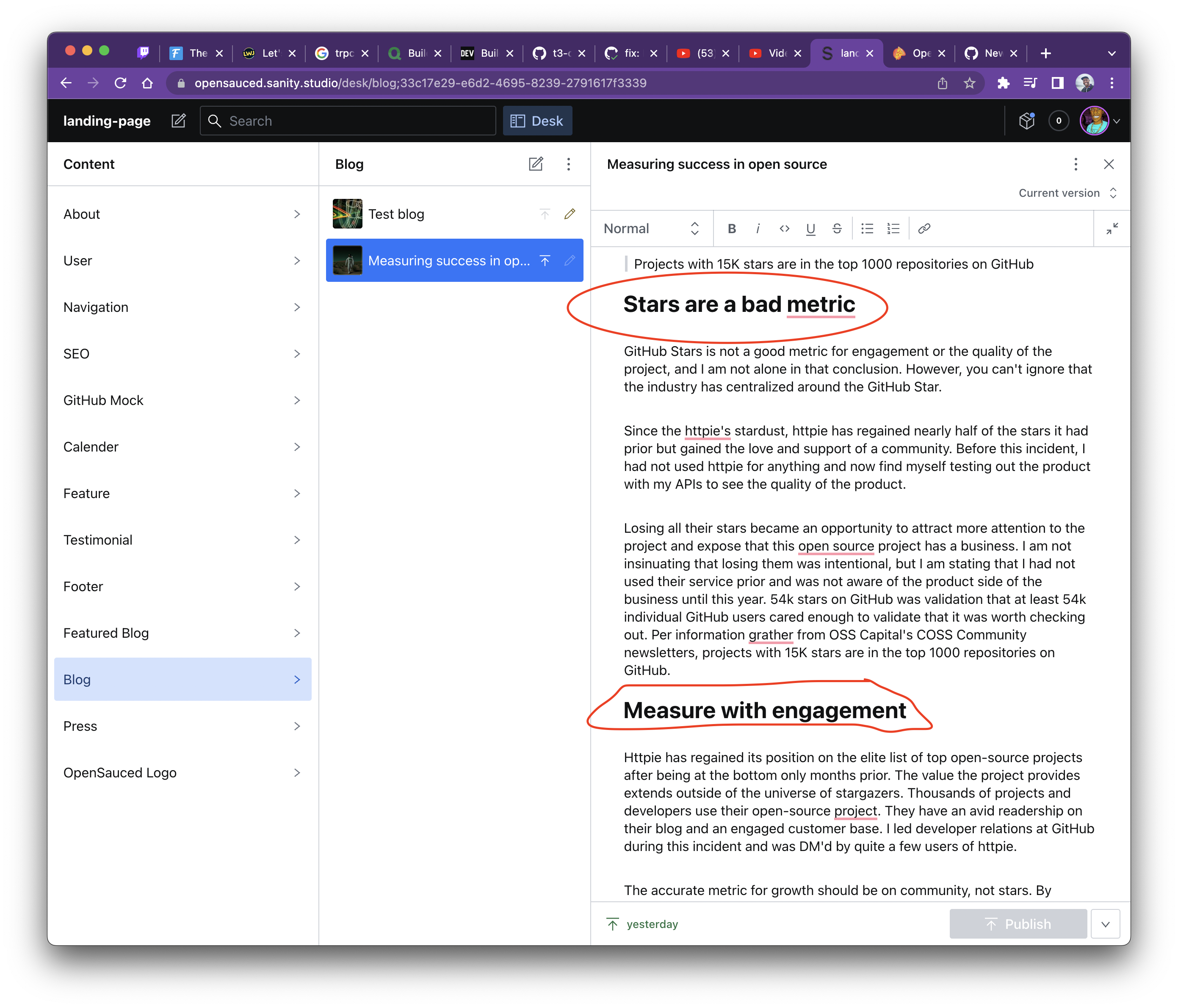 Bug: Headers are not rendering · Issue #65 · open-sauced/landing-page ...