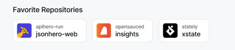 feature: Add favorite repos on the user profile · Issue #717 · open ...