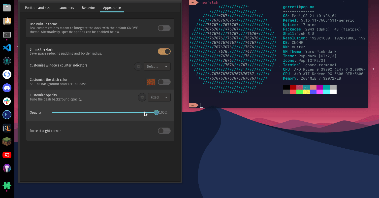 Dock colors and transparency broken · Issue #1646 · micheleg/dash-to ...