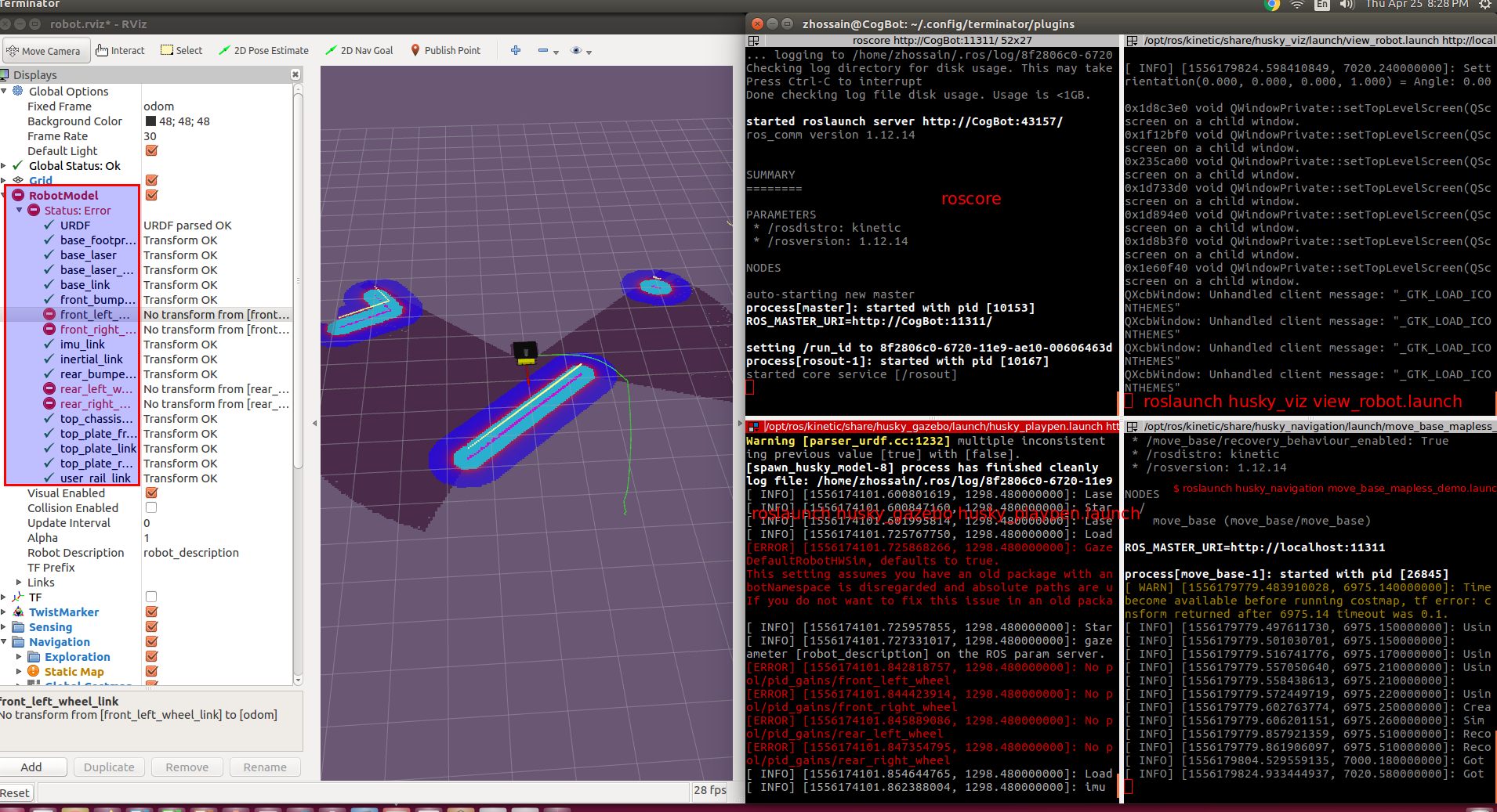 husky move base demo: navigation goal failed to move · Issue #79 ...