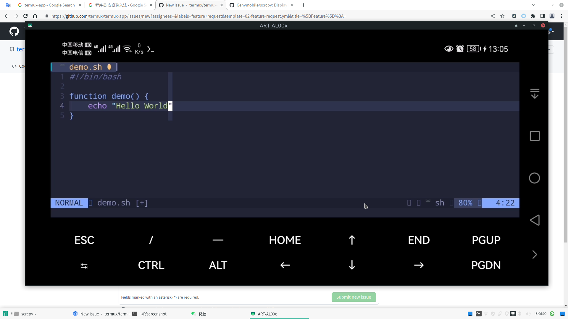 [Feature]: Keyboard minimize and set font. · Issue #3201 · termux ...