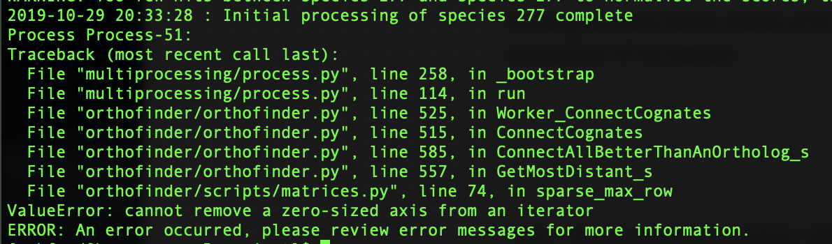 ValueError: cannot remove a zero-sized axis from an iterator · Issue ...