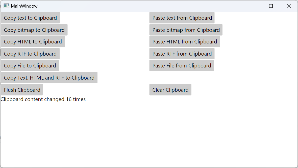 Add sample for `Clipboard` · Issue 464 · unoplatform/Uno.Gallery · GitHub