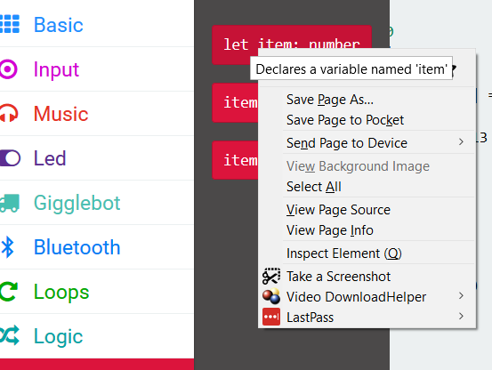rightclick in menu in javascript mode does not work (firefox) · Issue ...