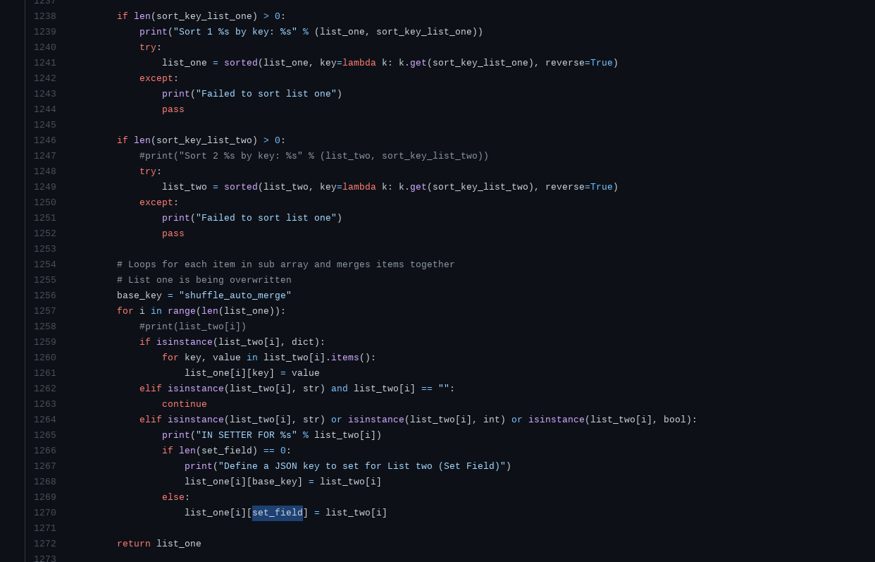 Fix merge lists with two integer lists and no JSON objects · Issue #223 ...