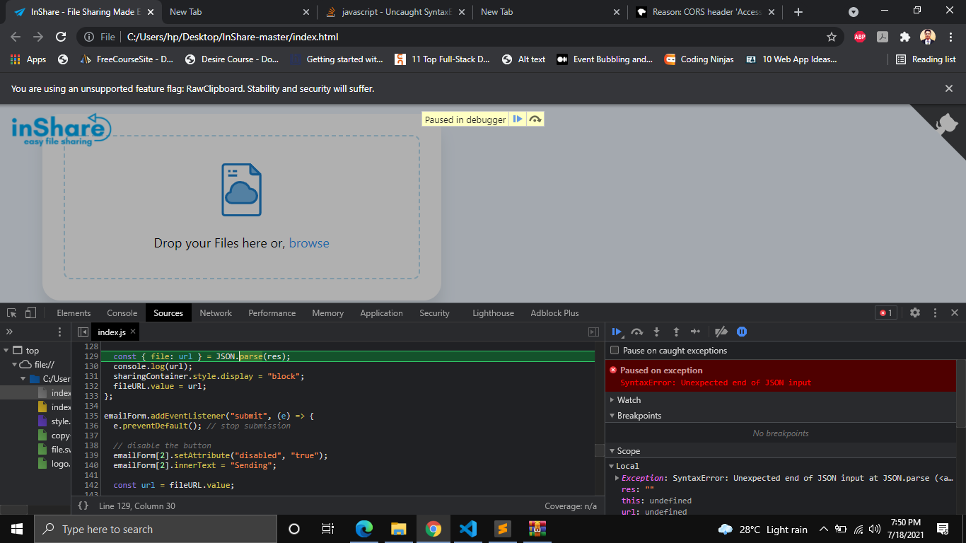 Not able to run the code on local environment · Issue #6 · ShivamJoker ...