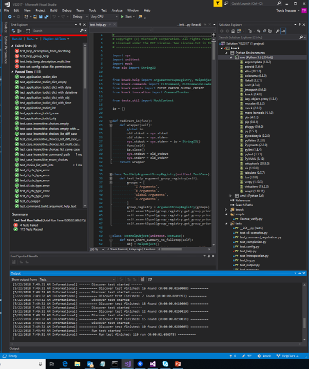 PTVS discovers fewer tests in VS2017 compared to VS2015 · Issue #4237 ...