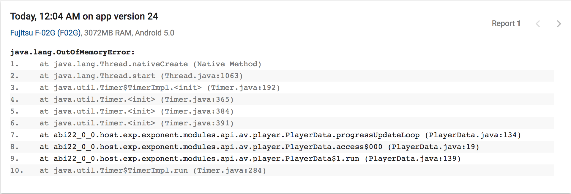 Android: Exception occurs when playing video · Issue #951 · expo/expo ...