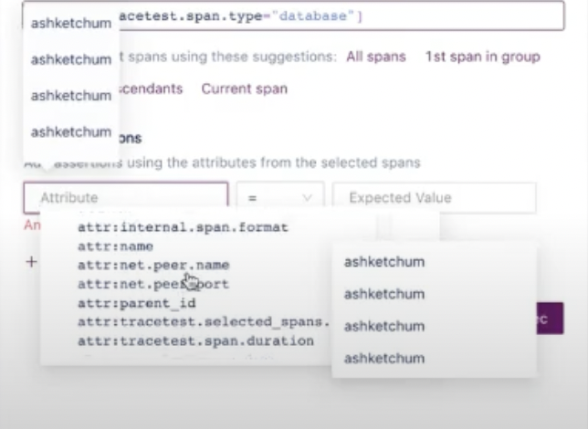 Improve add assertion behaviour · Issue #1532 · kubeshop/tracetest · GitHub