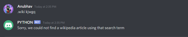 error
