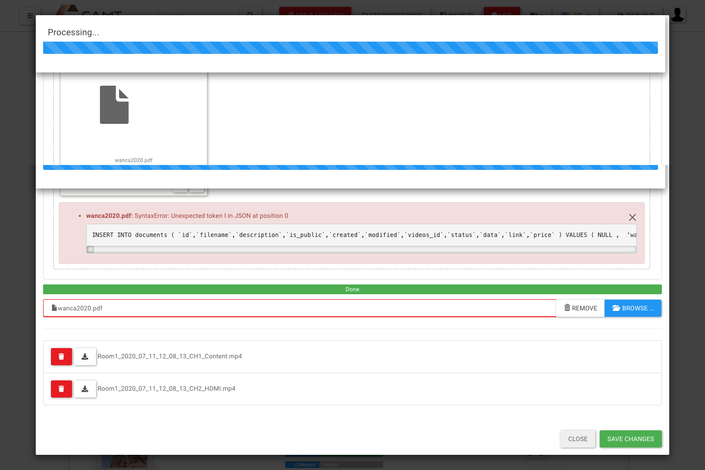 VideoDocument plugin problem · Issue #3371 · WWBN/AVideo · GitHub
