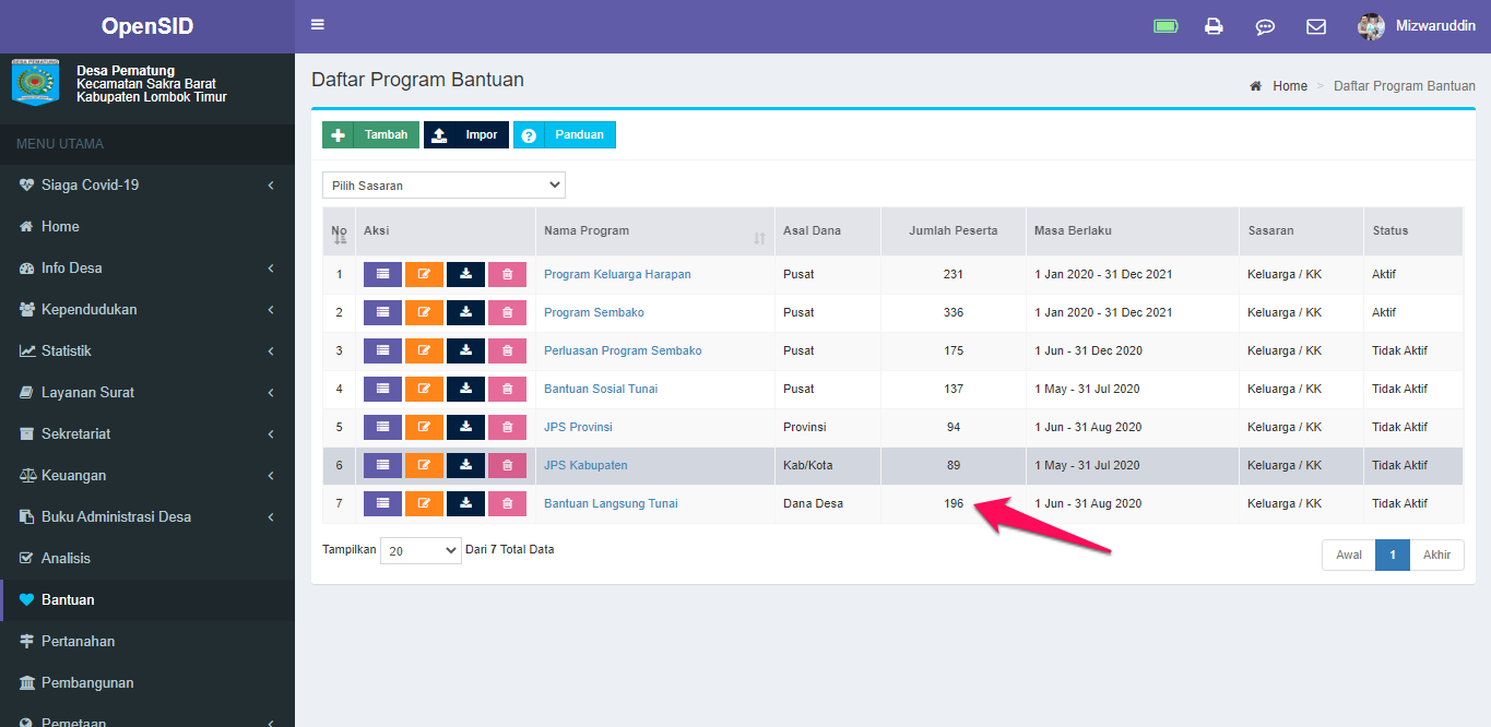 BUG? statistik bantuan? · Issue #4062 · OpenSID/OpenSID · GitHub