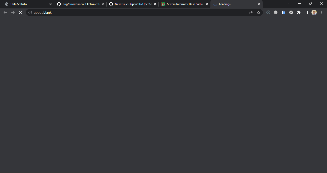 Bug/error: timeout ketika cetak/unduh data keluarga jika jumlah ...