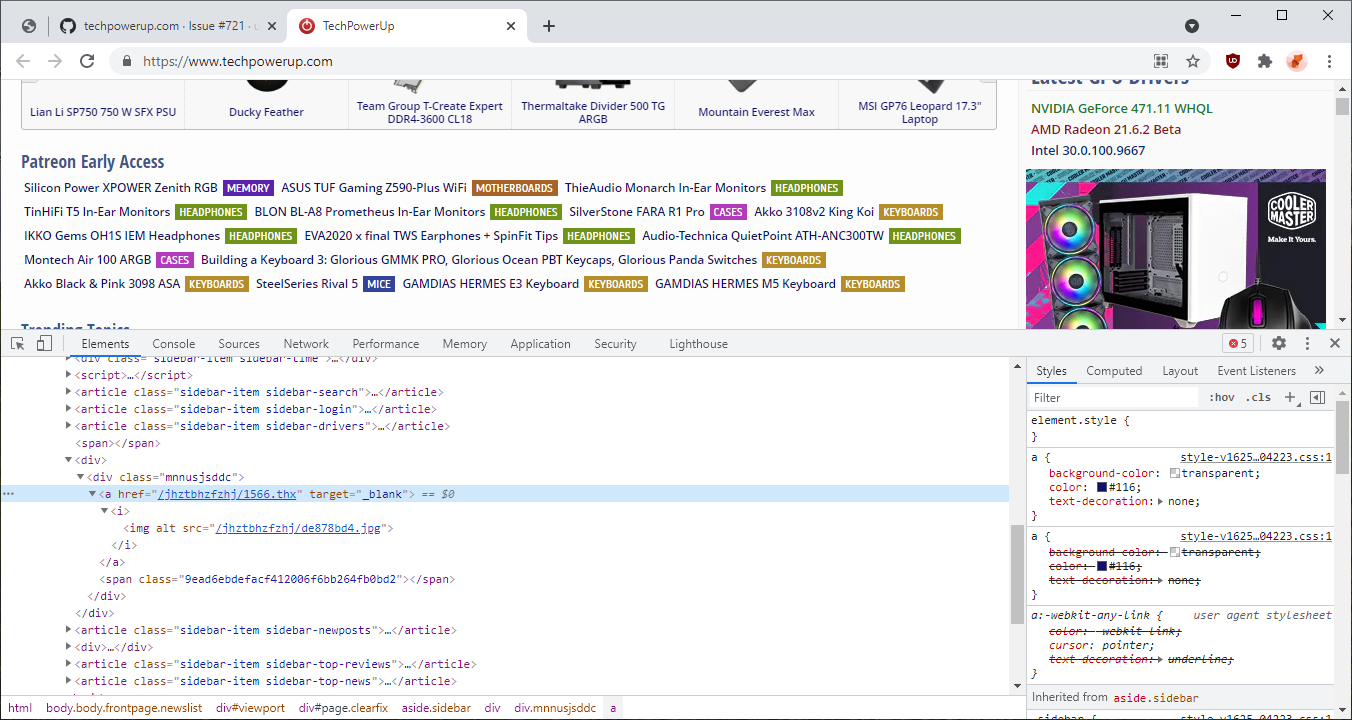 techpowerup.com · Issue #721 · uBlockOrigin/uAssets · GitHub