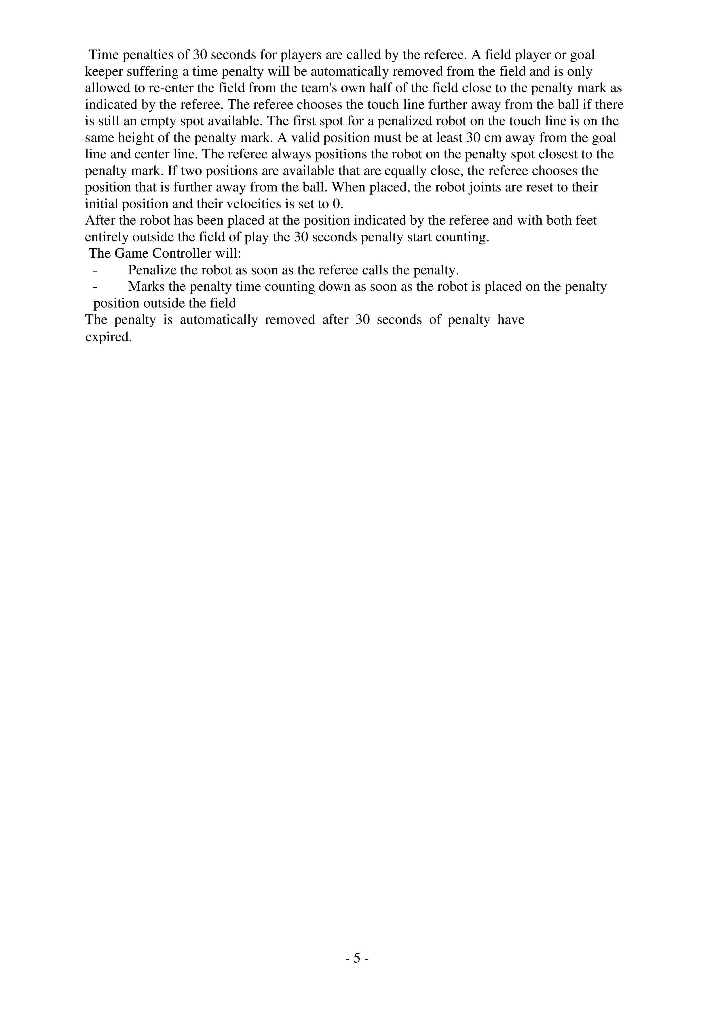 RCJ Humanoid Soccer Rules2021 Simulation-4