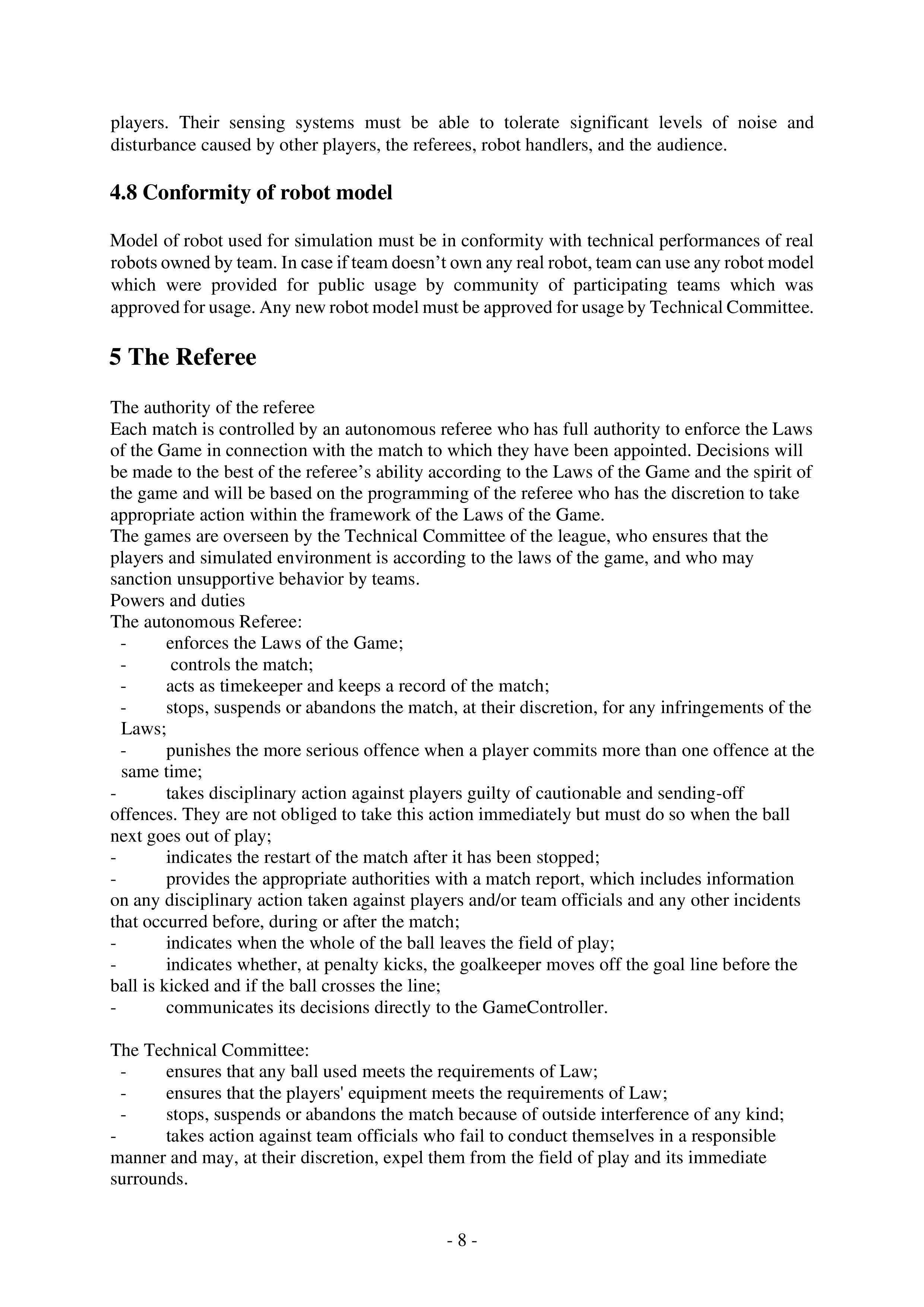 RCJ Humanoid Soccer Rules2021 Simulation-7