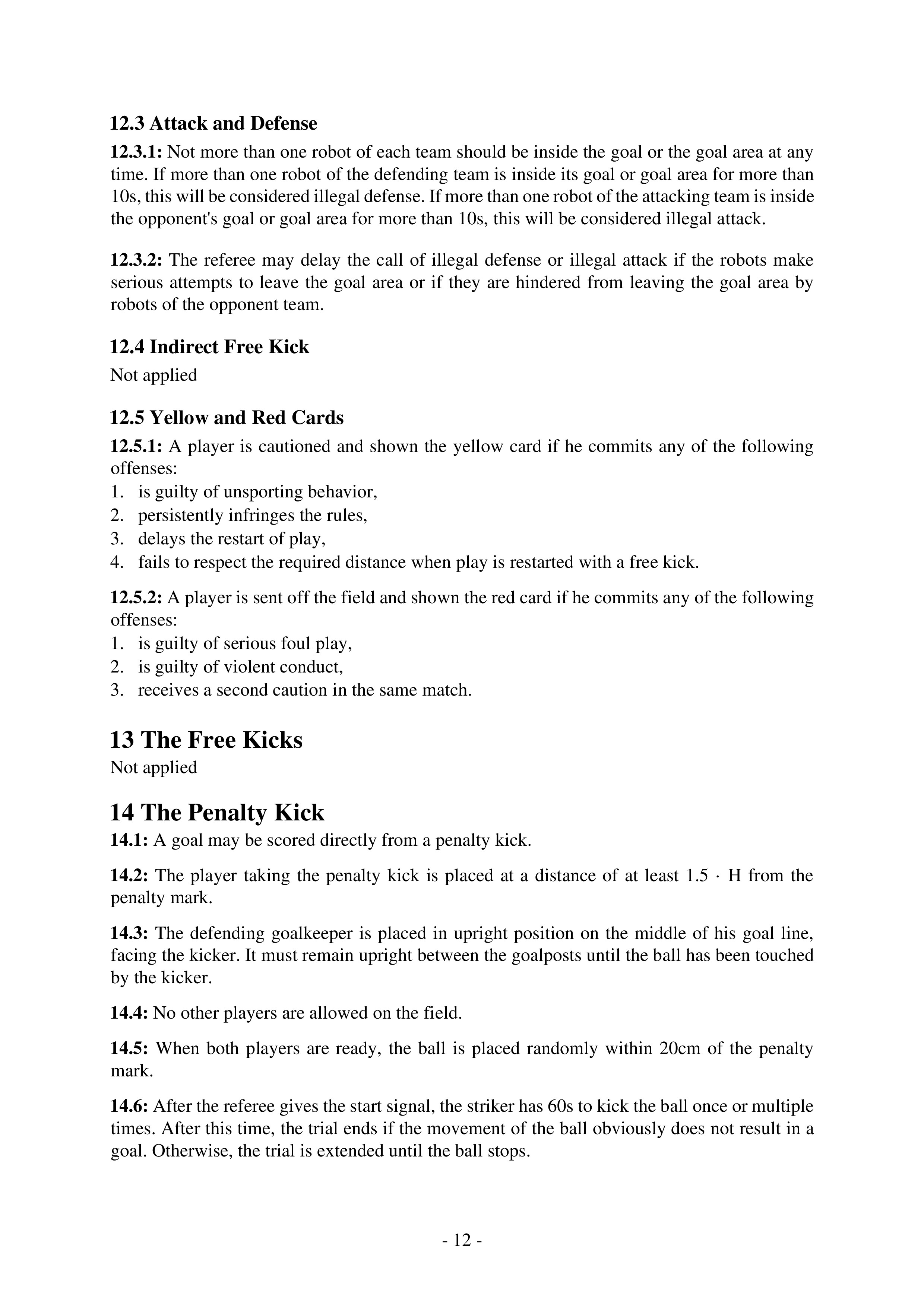 RCJ Humanoid Soccer Rules2021 Simulation-11