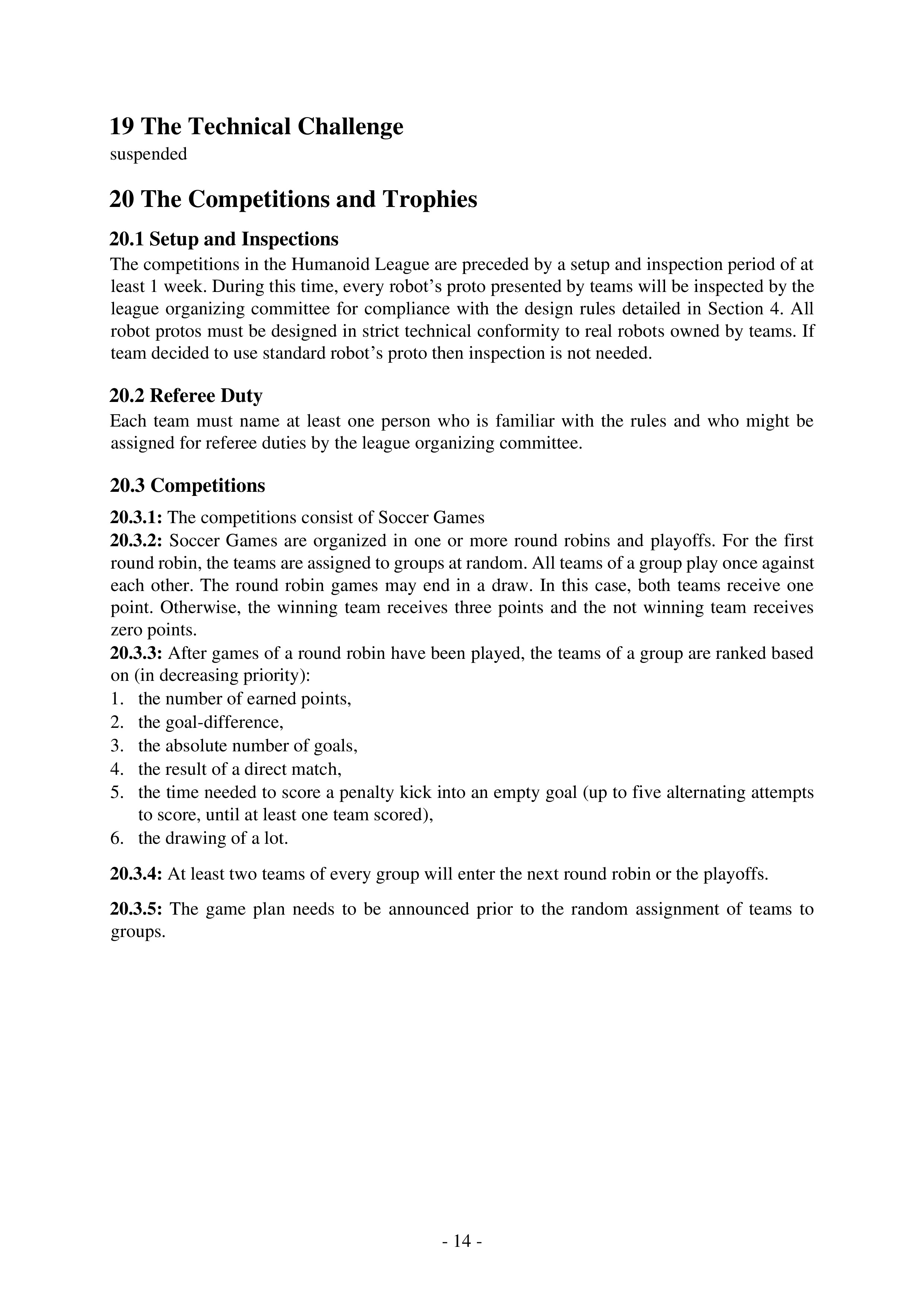 RCJ Humanoid Soccer Rules2021 Simulation-13