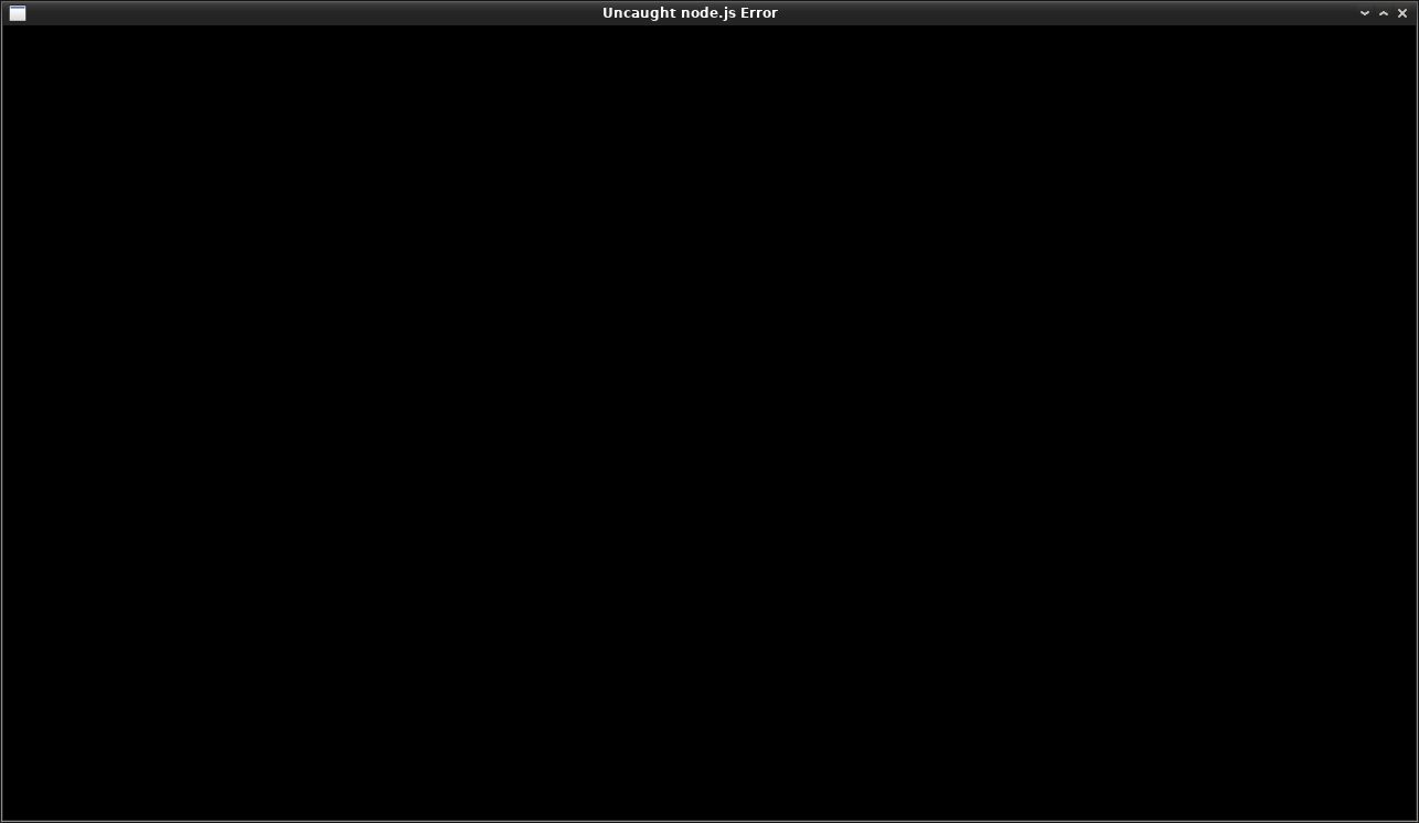 Uncaught node js Error_001